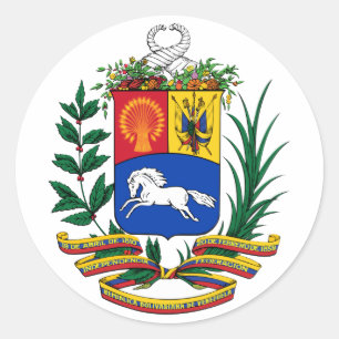 Venezolaanse wapenstilstand ronde sticker