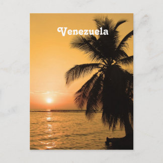 Venezolaanse zonsondergang briefkaart