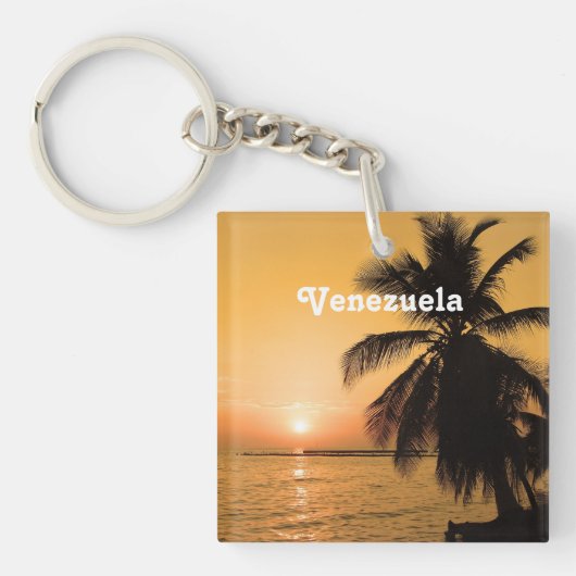 Venezolaanse zonsondergang sleutelhanger (voorkant)