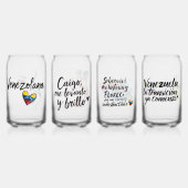 Venezolanos Artísticos – Orgullo, Mujer Venezolana Blikvorm Glas (Achterkant)