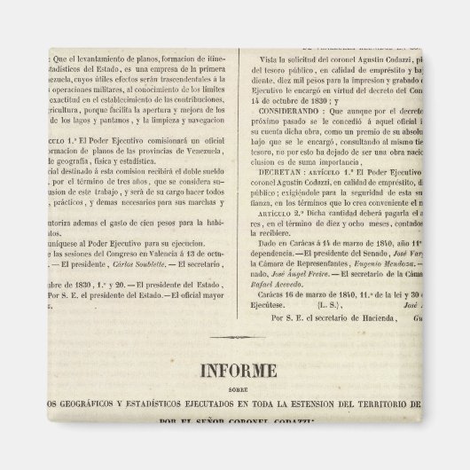 Venezuela 2 magneet (Voorkant)