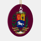 VENEZUELA* Aangepaste kerstversiering Keramisch Ornament (Rechts)