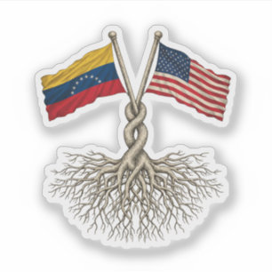 Venezuela-Amerikaan Sticker