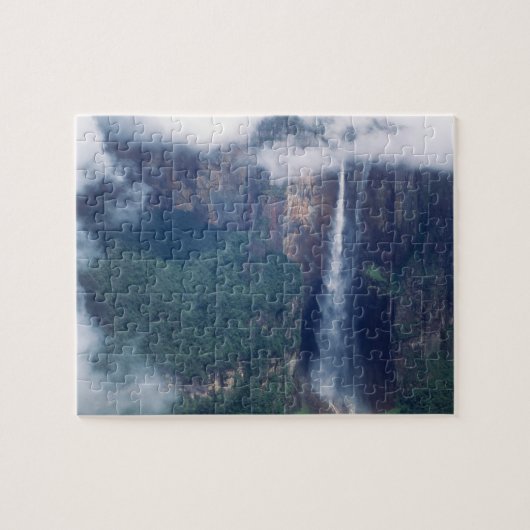 Venezuela, Angel Falls, Nationaal park Canaima Legpuzzel (Horizontaal)