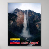 Venezuela - Angel - Herfsten - Poster (Voorkant)