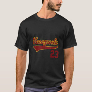Venezuela Baseball Franela Vinotinto Beisbol 23288 T-shirt