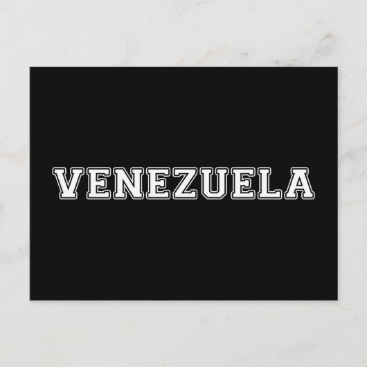 Venezuela Briefkaart (Voorkant)