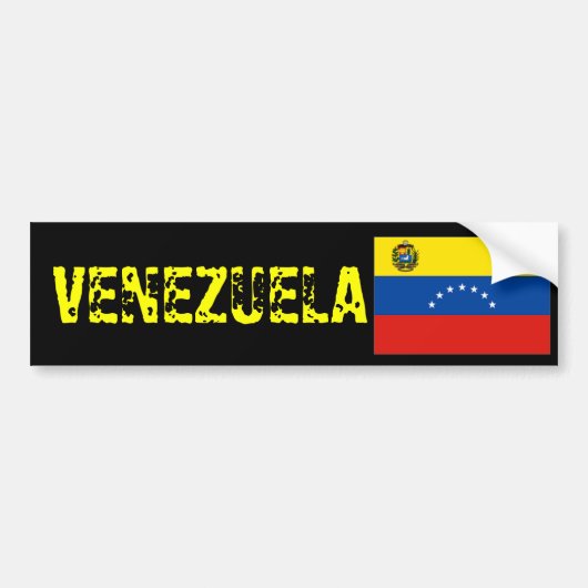 VENEZUELA BUMBER STICKER (Voorkant)