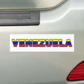 Venezuela Bumpersticker (Op auto)