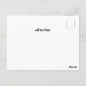 Venezuela Caracas City Names Briefkaart (Achterkant)