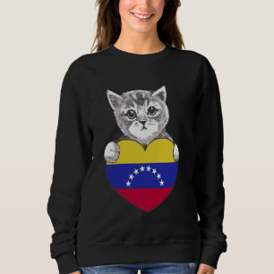 Venezuela Cat Heart Venezolaanse wortels Kitten Vl Trui