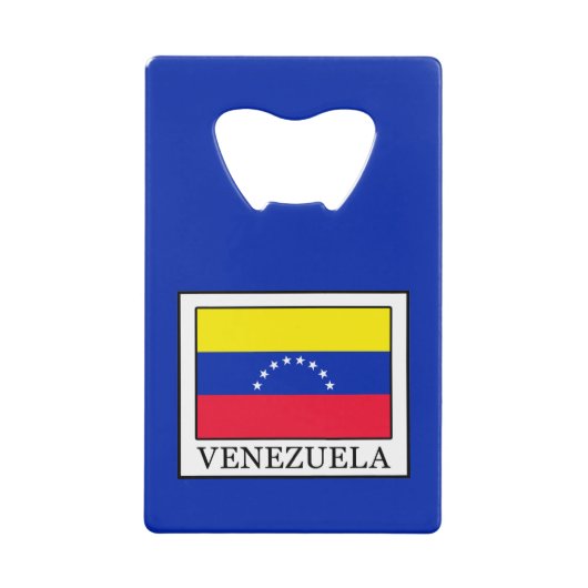 Venezuela Creditkaart Flessenopener (Voorkant)