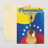 Venezuela Dios y Federación Reisposter Briefkaart (Voorkant / Achterkant)