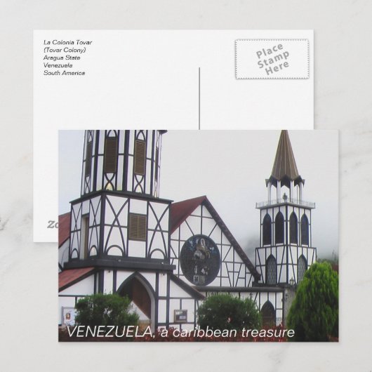 VENEZUELA, een caribische schat Briefkaart (Voorkant / Achterkant)