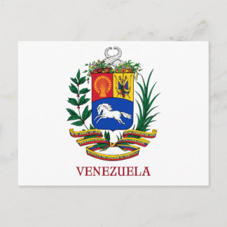 VENEZUELA - embleem/wapen/vlag/symbool Briefkaart
