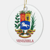 VENEZUELA - embleem/wapen/vlag/symbool Keramisch Ornament (Links)