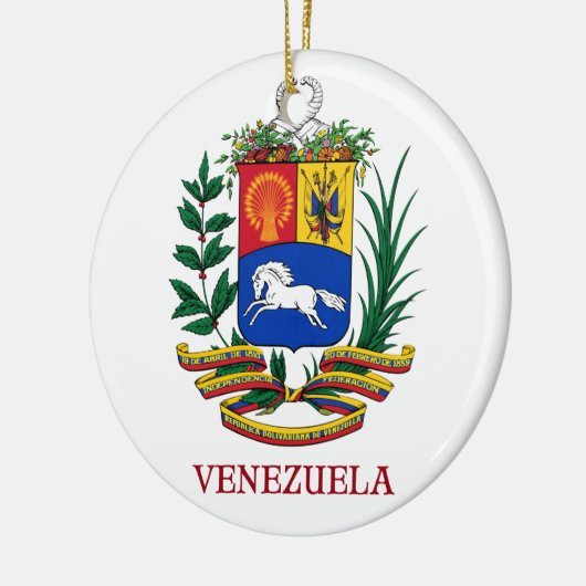VENEZUELA - embleem/wapen/vlag/symbool Keramisch Ornament (Links)