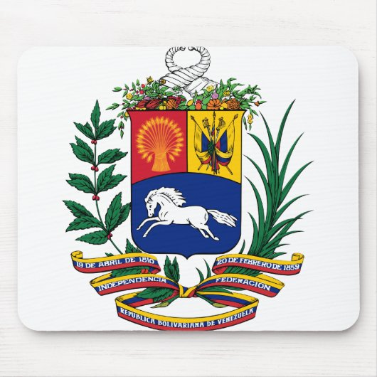 venezuela emblem muismat (Voorkant)