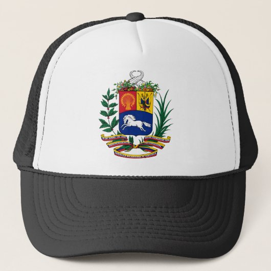 venezuela emblem trucker pet (Voorkant)