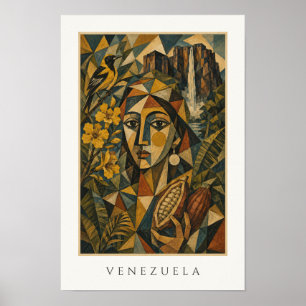 Venezuela Erfgoed Kunst   Latijns-Amerika Reizen Poster