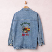 Venezuela + España – fusión de raíces y orgullo  Denim Jacket (Hangar)