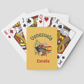 Venezuela + España – fusión de raíces y orgullo Pokerkaarten