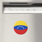 Venezuela Fisheye Flag Magnet (Insitu (Vaatwasser))