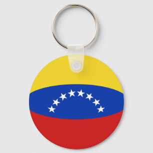 Venezuela Fisheye Flag Sleutelhanger