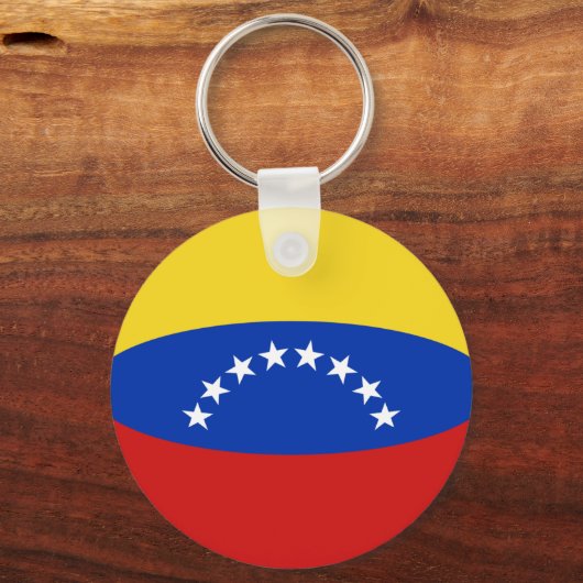 Venezuela Fisheye Flag Sleutelhanger (Voorkant)