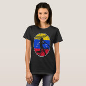 Venezuela Flag Baseball Hitter Venezuelan Flag T-shirt (Voorkant volledig)