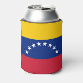 Venezuela flag custom can cooler (Blikje Achterkant)