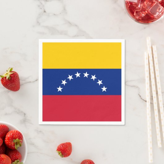 Venezuela flag custom napkins servet (Insitu)