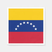 Venezuela flag custom napkins servet (Voorkant)