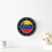 Venezuela Flag Elegant Ronde Klok (Huis)