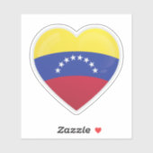 Venezuela Flag Liefde Icon Sticker (Vel)