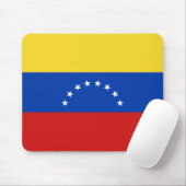 Venezuela Flag Mousepad Muismat (Met muis)