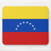 Venezuela Flag Mousepad Muismat (Voorkant)