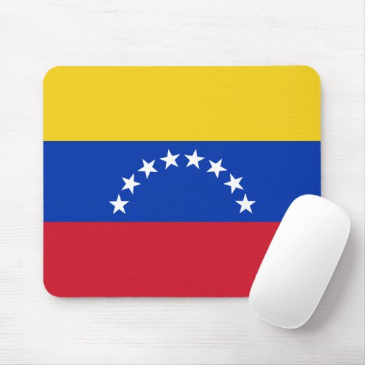 Venezuela Flag Mousepad Muismat (Met muis)