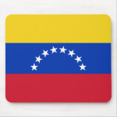 Venezuela Flag Mousepad Muismat (Voorkant)