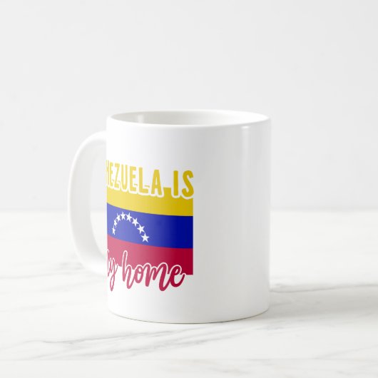 Venezuela Flag Pride Koffiemok (Voorkant links)