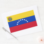 Venezuela Flag Rechthoek Sticker (Envelop)