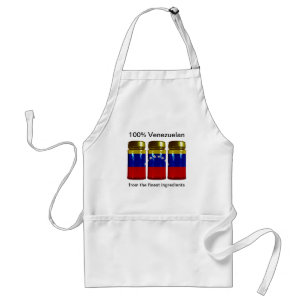 Venezuela Flag Spice Jars Apron Standaard Schort