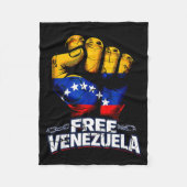 Venezuela Flag Venezuela Libre 2026  Fleece Deken (Voorkant)
