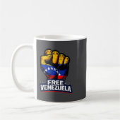 Venezuela Flag Venezuela Libre 2026  Koffiemok (Links)