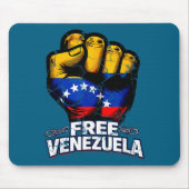 Venezuela Flag Venezuela Libre 2026 Muismat (Voorkant)