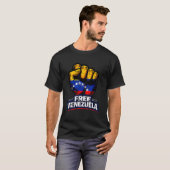 Venezuela Flag Venezuela Libre 2026 T-shirt (Voorkant volledig)