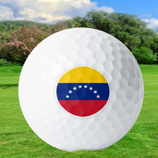 Venezuela Golf Balls, vlaggolfers / patriotten Golfballen
