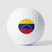Venezuela Golf Balls, vlaggolfers / patriotten Golfballen (Voorkant)