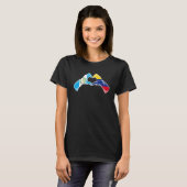 Venezuela Guatemala Flag Venezuelan Guatemalan Hea T-shirt (Voorkant volledig)