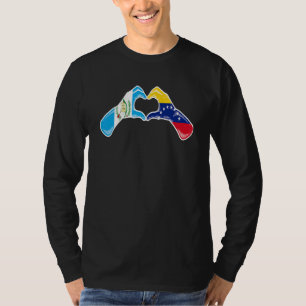 Venezuela Guatemala Vlag Venezolaanse Guatemalteek T-shirt
